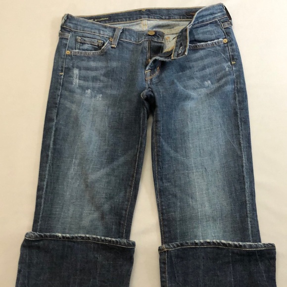 CITIZENS Nic Nac 108 l Sz 30 l Low Waist Boot Cut Jeans - Picture 7 of 12